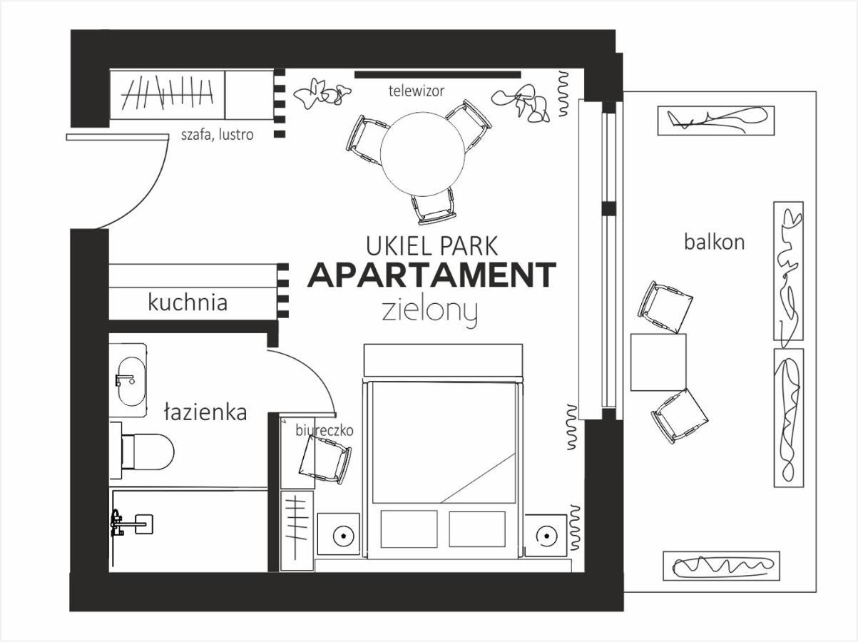 Апартаменты Dk Premium Ukielpark Ольштын Экстерьер фото