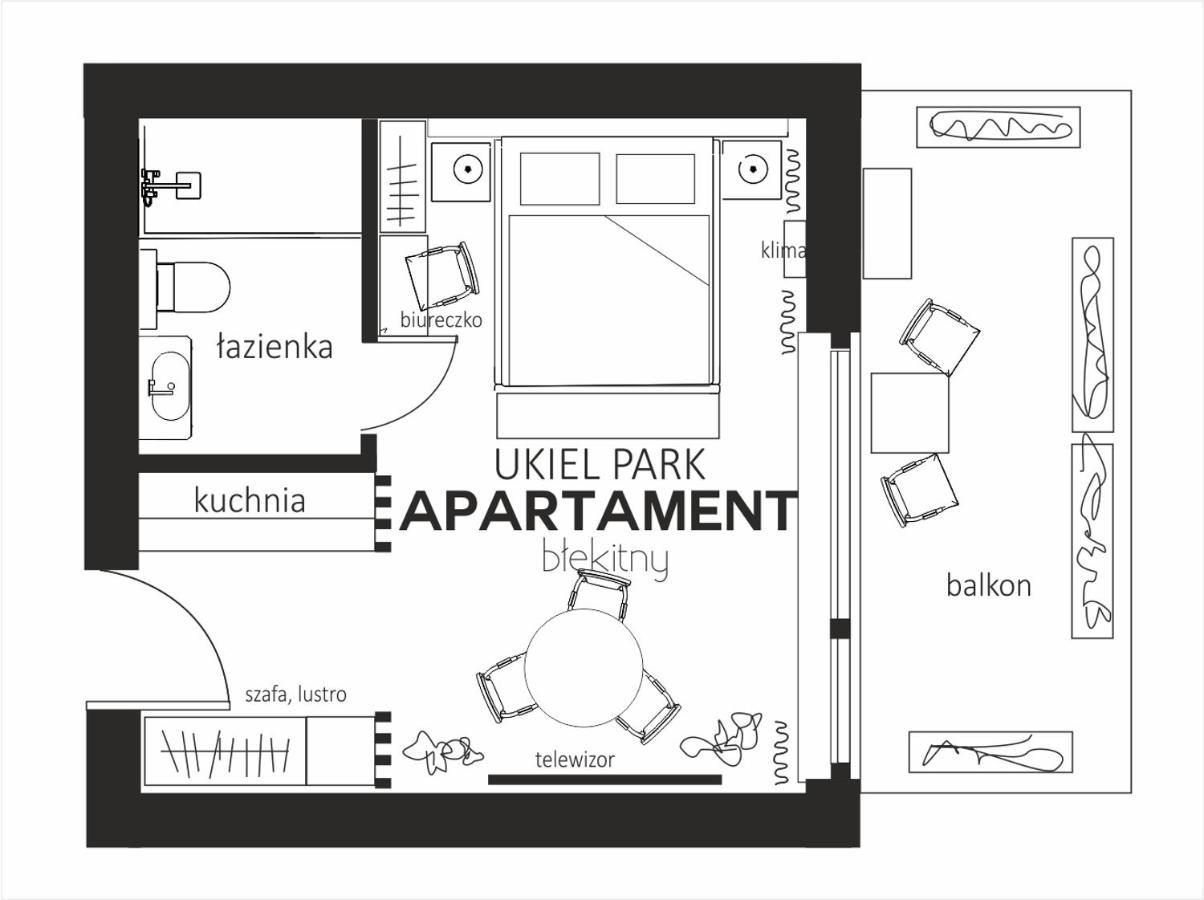 Апартаменты Dk Premium Ukielpark Ольштын Экстерьер фото